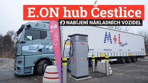 Nabíječky pro elektro-kamiony v Česku. E.ON otevřel druhou