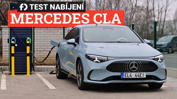 Nová doba je tady! Mercedes CLA se nabíjí rychleji než slibuje výrobce.