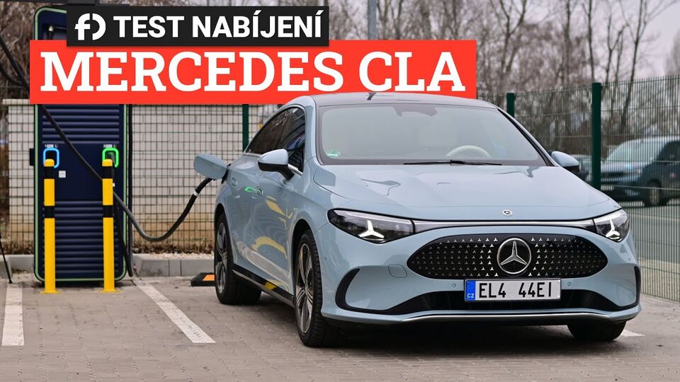 Nová doba je tady! Mercedes CLA se nabíjí rychleji než slibuje výrobce.