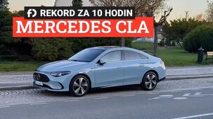 810 km bez nabíjení za 10 hodin! Pokořili jsme rekord s Mercedes CLA