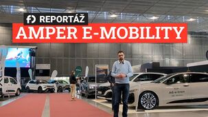 Tato auta jste mohli vitět na veletrhu Amper e-mobility 2026