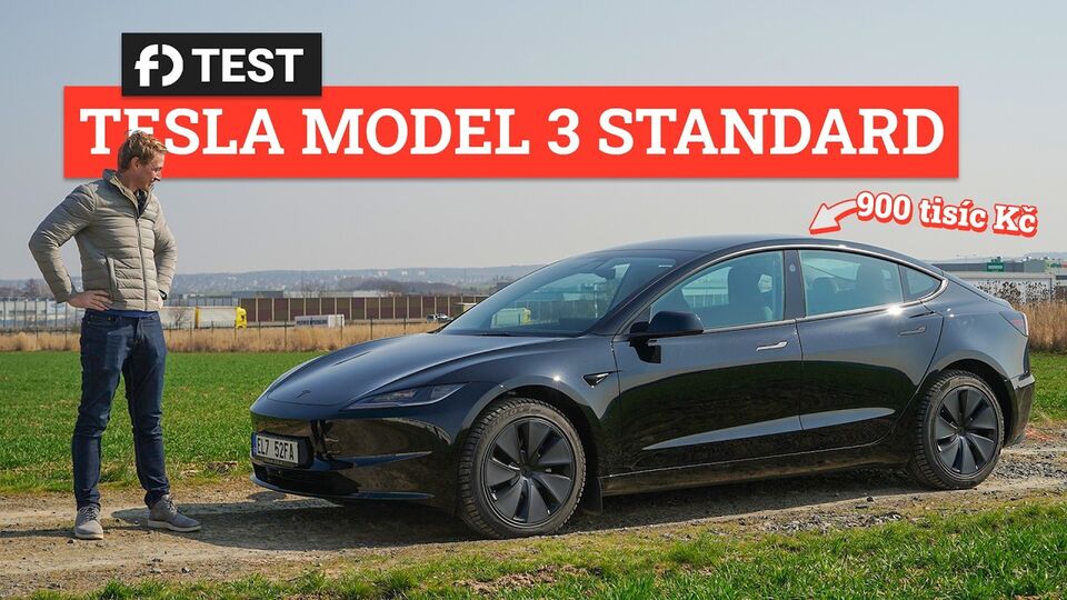 Tohle se povedlo! Tesla Model 3 za 900 tisíc Kč má nejlepší poměr ceny a výkonu