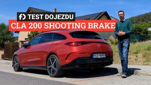 Nejmenší baterie a větší kufr. Kolik ujede Mercedes CLA 200 Shooting Brake?