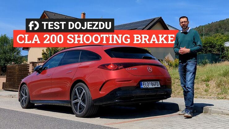 Nejmenší baterie a větší kufr. Kolik ujede Mercedes CLA 200 Shooting Brake?