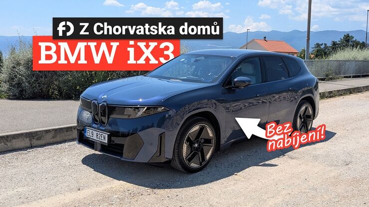 Z Chorvatska do Česka bez nabíjení. Zvládne to BMW iX3?