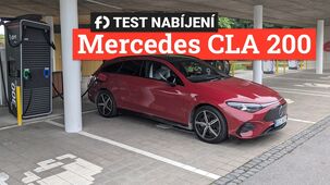 Jak rychle se nabíjí Mercedes-Benz CLA 200 s nejmenší baterkou? Překvapí vás