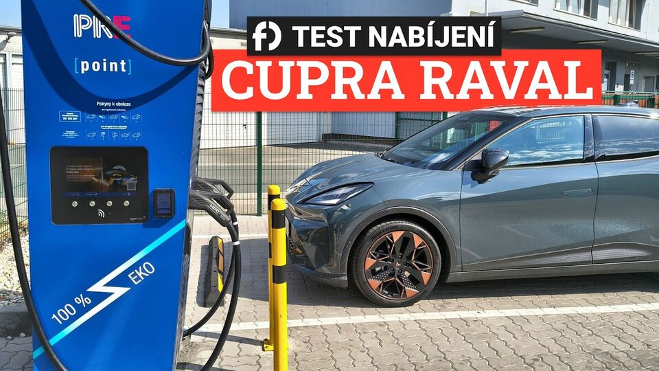 Cupra Raval – test nabíjení