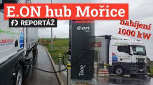 První megawattová dobíječka pro kamiony v Česku