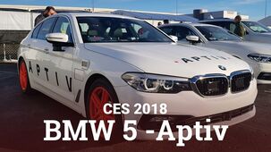 Autonomní BMW 5 (CES 2018)