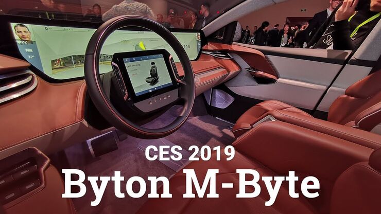 Byton ukázal téměř finální podobu M-Byte na CES 2019