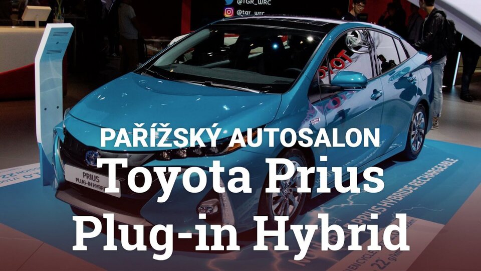 Toyota Prius Plug-in Hybrid – pařížský autosalon 2016