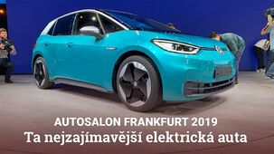 Vybrali jsme tři nejzajímavější elektromobily (autosalon Frankfurt 2019)