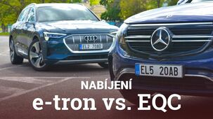 Audi e-tron vs. Mercedes-Benz EQC – test rychlosti nabíjení