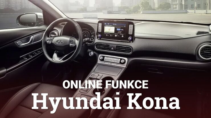 Test on-line funkcí elektromobilu Hyundai Kona