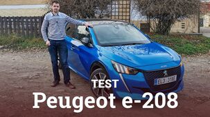 Test elektromobilu Peugeot e-208 s technikou PSA a sportovním stylem