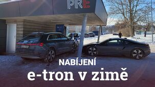 Jak rychle se nabíjí Audi e-tron při teplotách pod nulou?