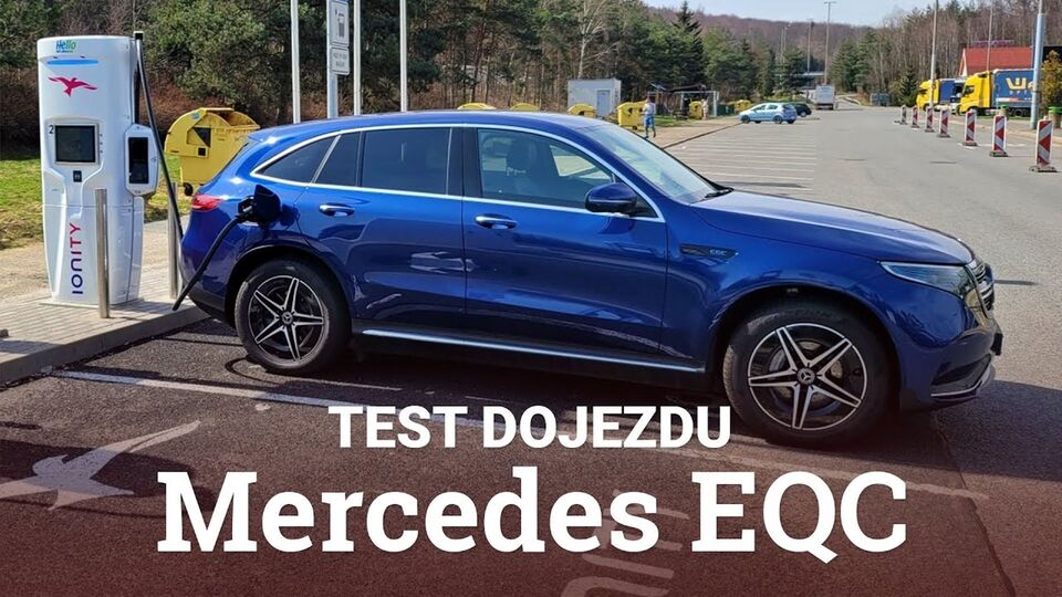 Mercedes-Benz EQC – test dojezdu