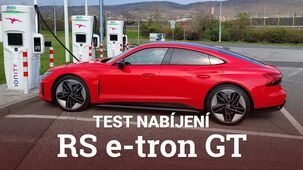 Audi RS e-tron GT – test nabíjení