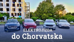 Dá se s elektromobilem rychle a levně dojet do Chorvatska? – Porovnali jsme čtyři různé elektromobily