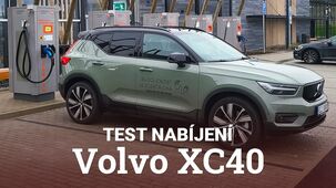 Volvo XC40 Recharge – test nabíjení