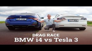Drag race BMW i4 M50 vs. Tesla Model 3 Performance – Který z těchto rivalů je rychlejší? BMW nebo Tesla?