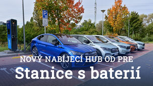 PRE a Škoda Auto DigiLab ukazují, k čemu mohou sloužit vysloužilé baterie z elektromobilů – Reportáž o unikátním nabíjecím HUBu
