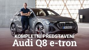 Nové Audi Q8 e-tron naživo – kompletní představení