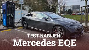 Mercedes-Benz EQE překvapuje napětím. Jak rychle se nabije?