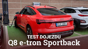 Audi Q8 Sportback e-tron – test dojezdu