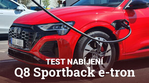 Audi Q8 Sportback e-tron – test nabíjení