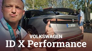 Volkswagen ukázal ostrou ID.7 nazvanou X Performance. Má přes 500 koní