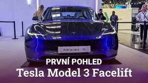 Facelift Tesla Model 3 naživo přímo z veletrhu IAA
