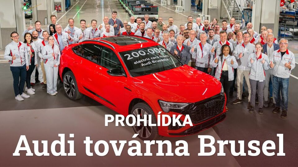 Unikátní pohled do továrny na elektrické Audi Q8 e-tron v Bruselu