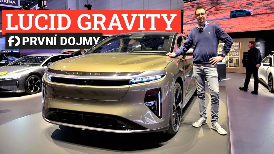 Lucid v Ženevě ukázal své luxusní SUV Gravity
