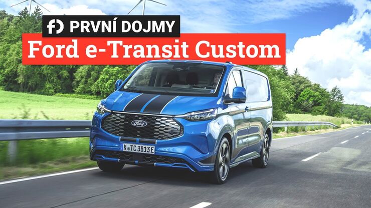 Projeli jsme sportovní dodávku Ford e-Transit Custom MS-RT a další verze