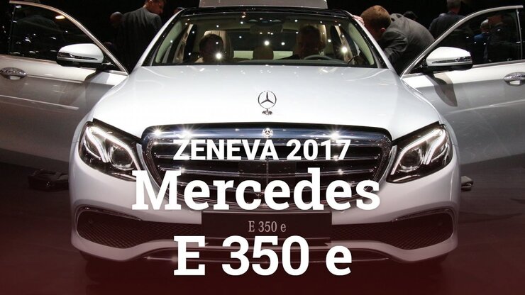 Mercedes E 350 e – Autosalon Ženeva 2017