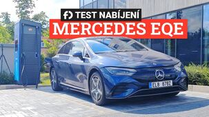 Mercedes EQE – test nabíjení