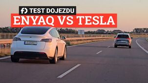 Dálniční DUEL: Škoda Enyaq vs. Tesla Model Y