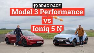 Drag race: Tesla Model 3 Performance vs. Hyundai Ioniq 5 N – Kdo zvládne čtvrt míle rychleji?