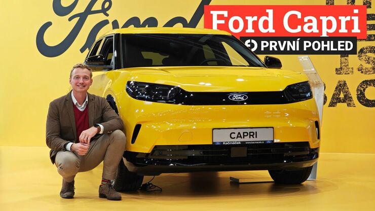 Legenda ožívá! Jaký je elektrický Ford Capri a co za překvapení skrývá v interiéru?