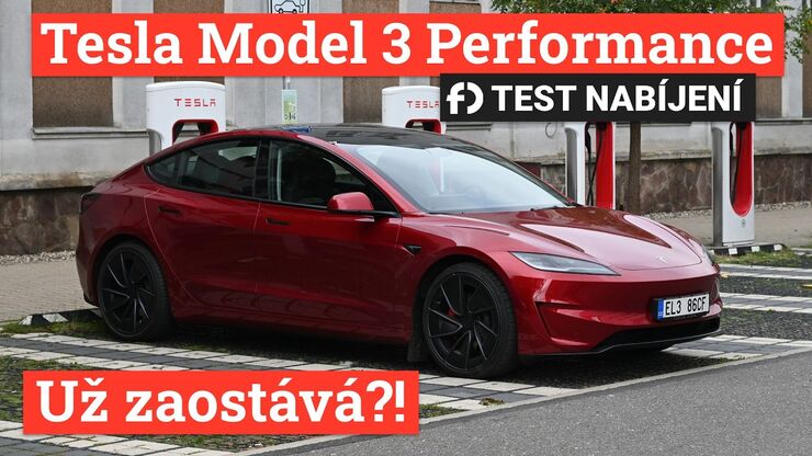 Jak rychle se ve skutečnosti nabije Tesla Model 3 Performance?