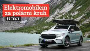 Elektromobilem Škoda Enyaq v kempovací úpravě až za polární kruh