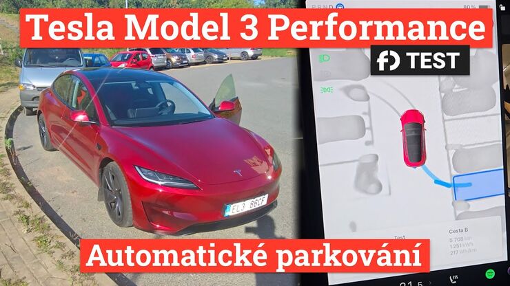 Reálný test je tady. Jak doopravdy funguje automatické parkování Tesly?
