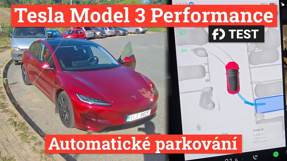 Reálný test je tady. Jak doopravdy funguje automatické parkování Tesly?
