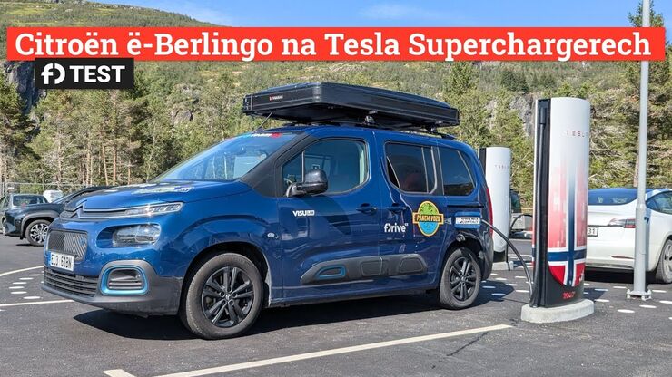 Elektrickým Citroënem jsme jeli do Trondheimu jen přes Superchargery Tesly