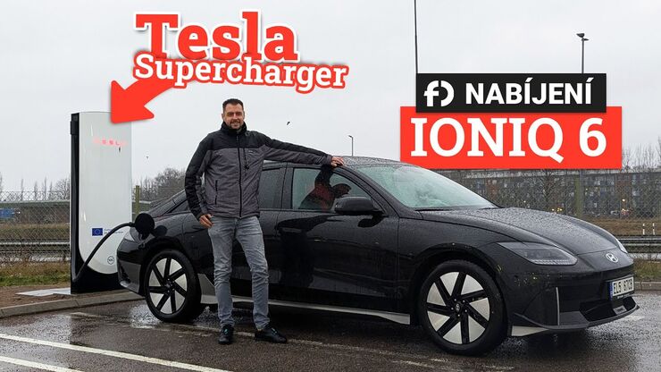Nabíjíme Hyundai Ioniq 6 na 800V Superchargeru V4. Poradí si s tím?