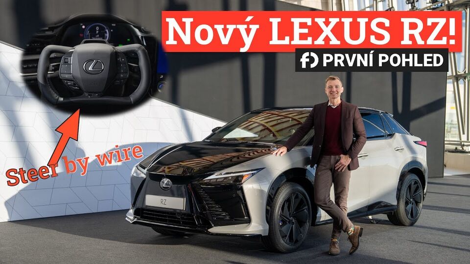 Nový elektrický Lexus RZ má řízení po drátě a simuluje manuál!