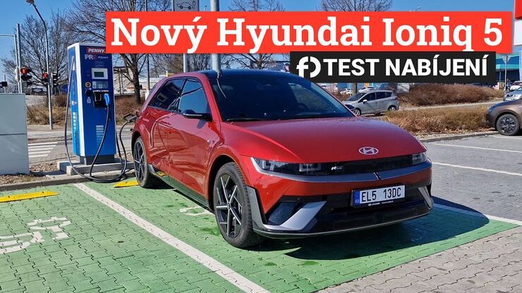 Test nabíjení Hyundai Ioniq 5 po faceliftu