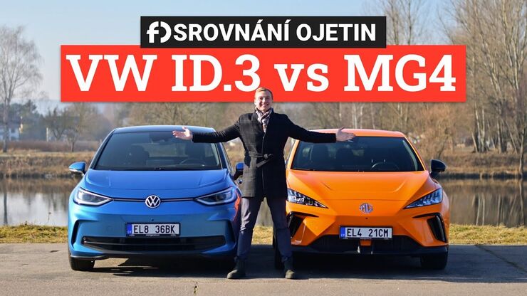 Velké srovnání ojetých elektrických hatchbacků VW ID.3 a MG4