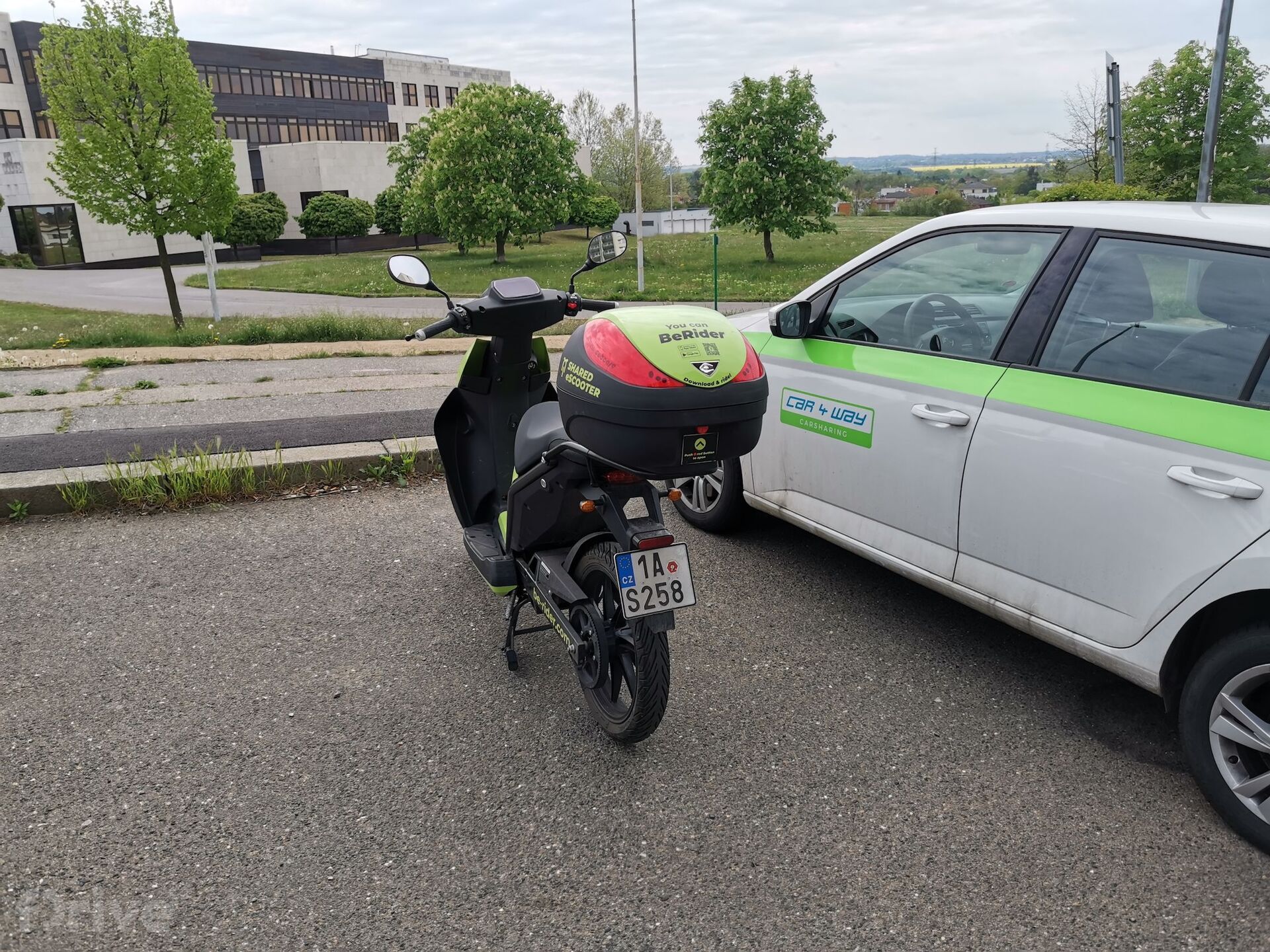 Sdílené skútry BeRider